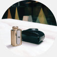 Brass Sharpener with Leather case <br> 黃銅筆刨連皮套